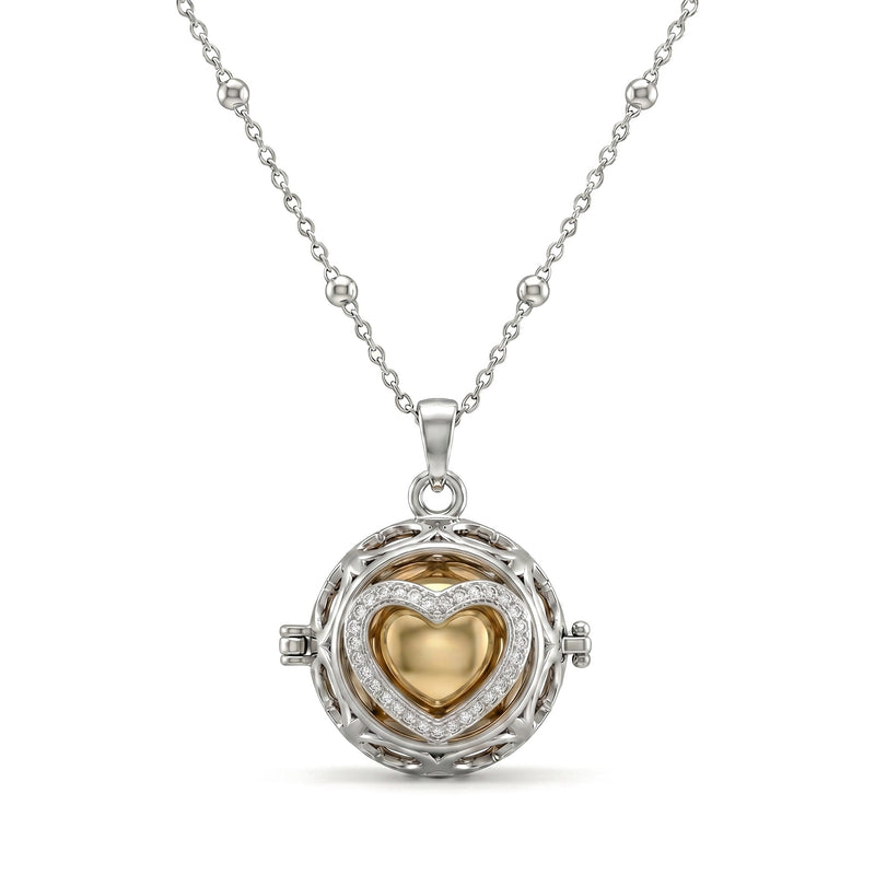 Collana Chiama Angeli con Cuore Zirconato - My Mo Gioielli